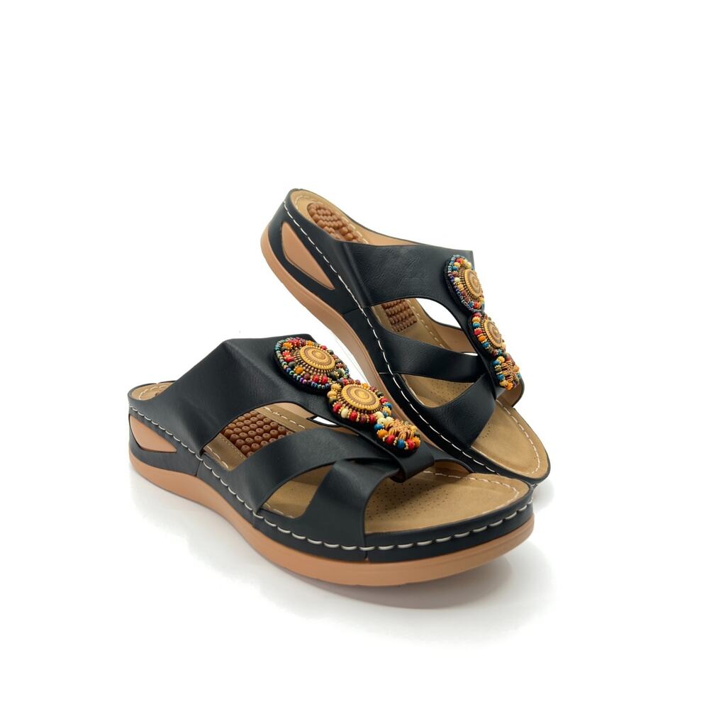 FUDYNMALC Women’s Wedge Sandals EU 41 / US 9.5-10